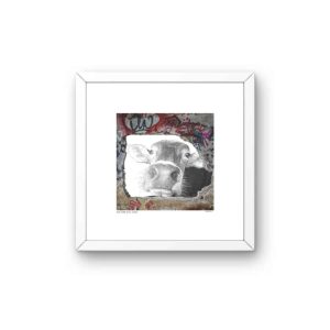 FRAMED Limited Edition Print THE BORN MUCKY COLLECTION - Gorgeous George